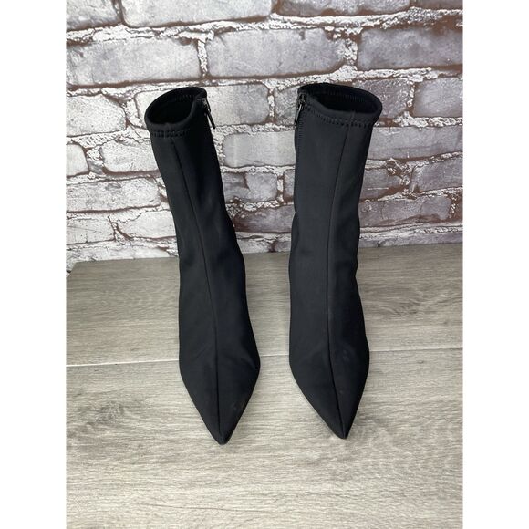Jeffrey Campbell Black Siren Sport Ankle Sock Booties Women’s Sz 8.5M US/39EU - Picture 15 of 16